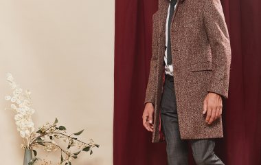 carlo-manteau-drap-laine-chevron-bordeaux