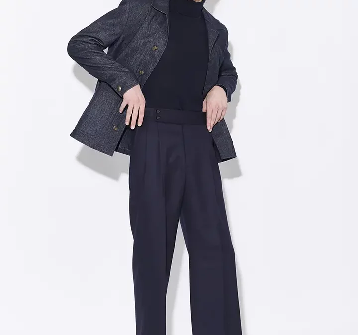 Miles – Veste façon « Work jacket » en denim sur mesure