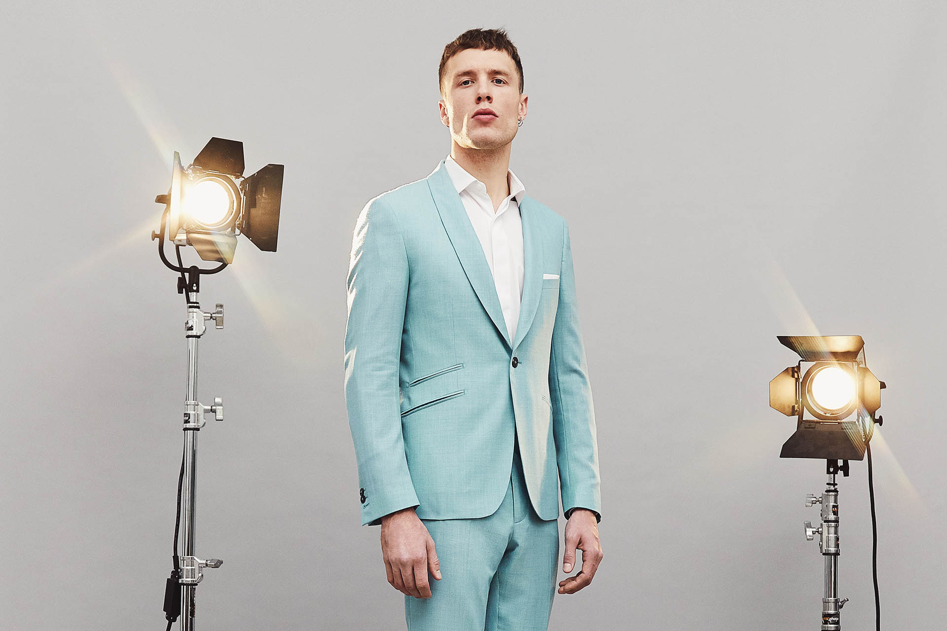 PAOLO-costume-sur-mesure-toile-nattee-bleu-turquoise-lapieceur-2