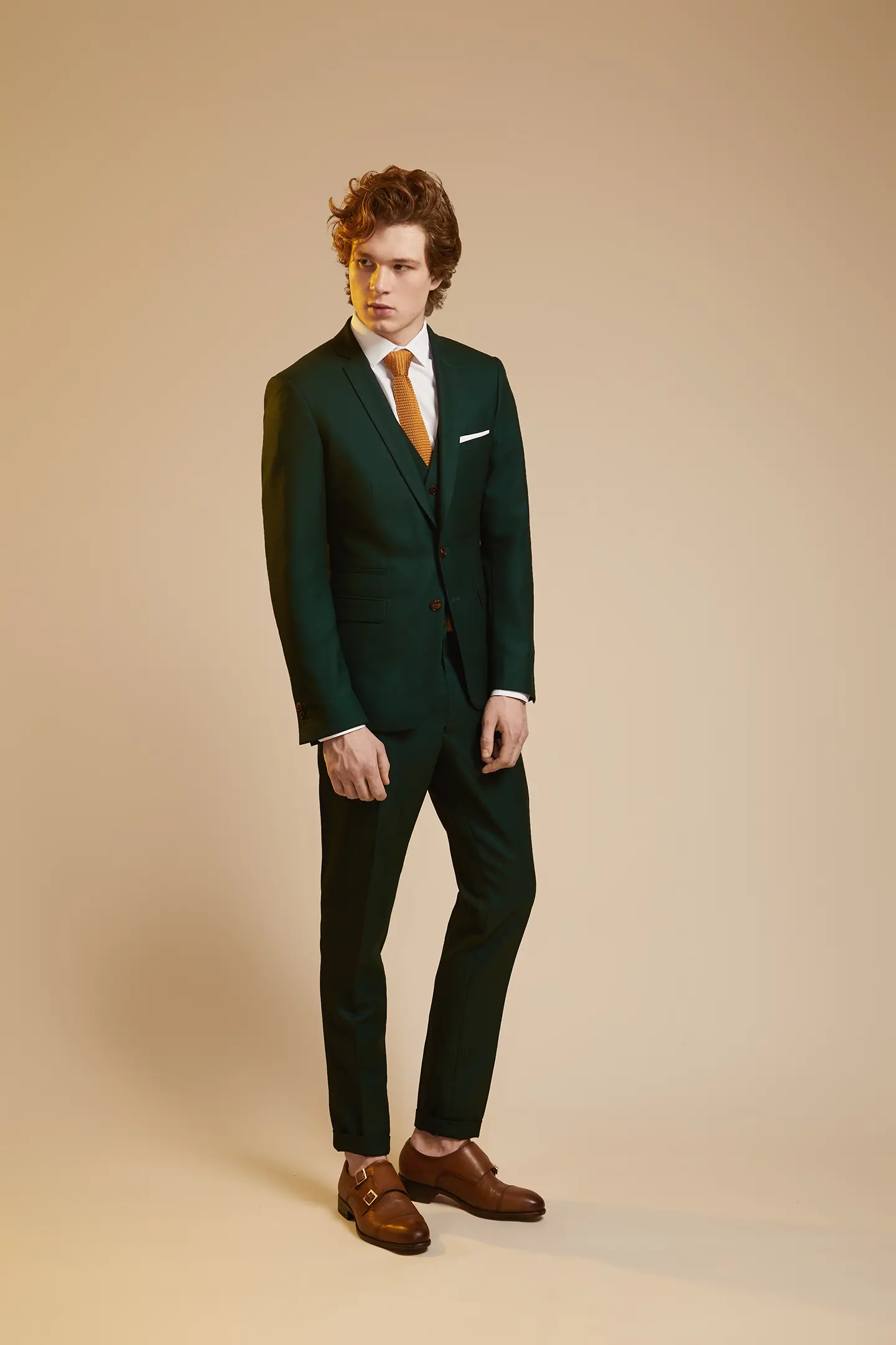 FRANCISCO costume vert sur mesure lapieceur